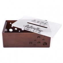 实木质纸巾盒欧式创意抽纸盒车用欧式纸抽盒纸巾收纳盒