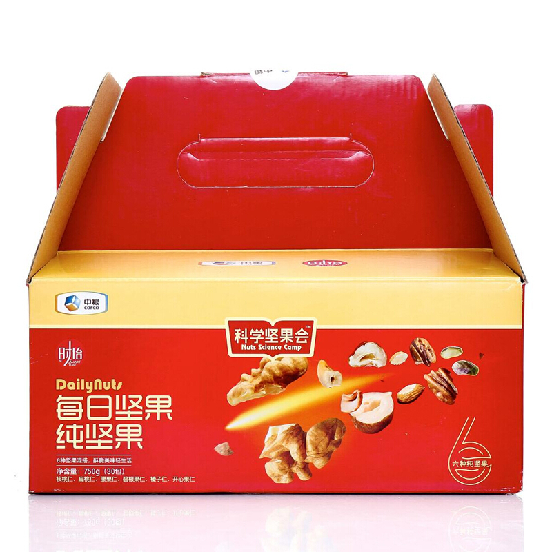 中粮时怡科学坚果会每日坚果(纯坚果)750g