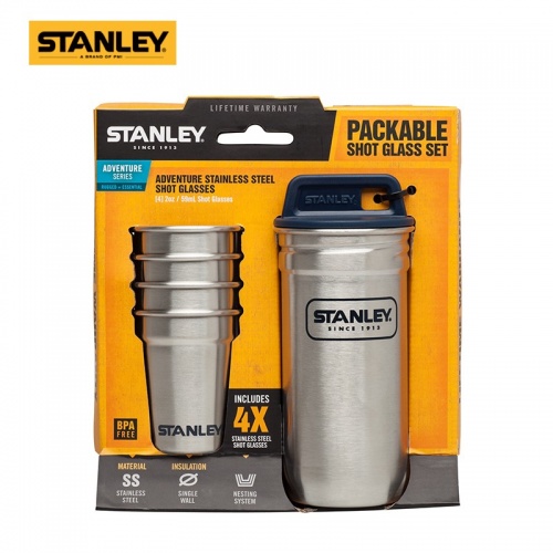 STANLEY探险系列不锈钢单层酒杯4件套(459毫升)