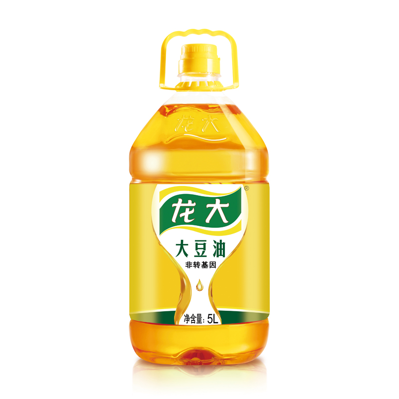 龙大 食用油 非转基因大豆油 5Lx4桶